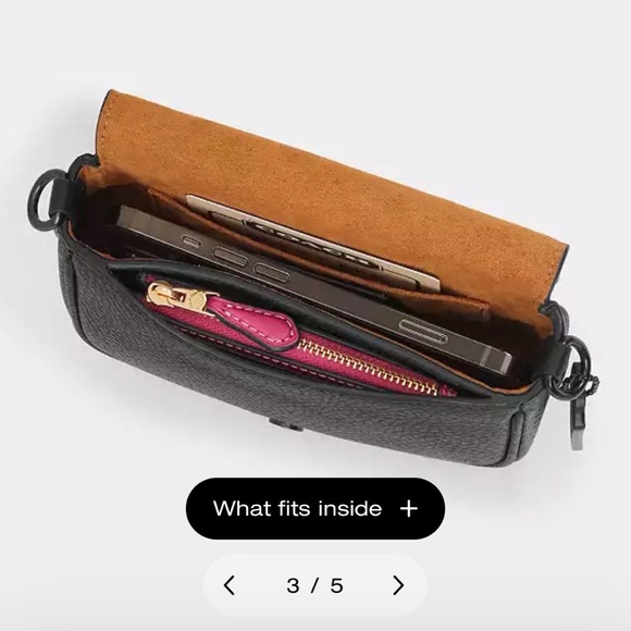 Coach Amelia Small Saddle Bag - Picture 4 of 5